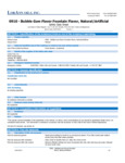 0910 BUBBLE GUM ICF SDS 0910 BUBBLE GUM ICF SDS