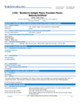 1720 BLUEBERRY DELIGHT ICF SDS 1720 BLUEBERRY DELIGHT ICF SDS