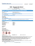 2060 BERGAMOT OIL SDS