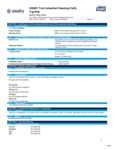 Tork Industrial Cleaning Cloth SDS