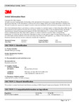 3M 6003 Multi Gas Vapor Cartridge SDS