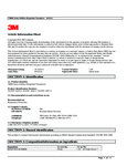 3M 7800S Series Full Facepiece Respirator SDS