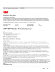 3M BX Reader Protective Eyewear SDS
