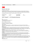 3M Virtua CCS Protective Eyewear SDS