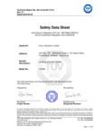8Ah 107684 SDS Report_English 8Ah 107684 SDS Report_English
