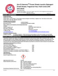 A&H Power Sheets Fragrance Free, Fresh Breeze & Fresh Linen  SDS.PDF