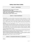 BALLYPAL 35TSL Battery MSDS