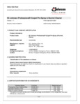 CARPET P-SPRAY/BONNET SDS