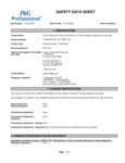 Dawn Pro Heavy Duty SDS