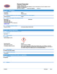 Dezcal Urnex Descaler sds