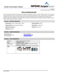 Energizer MAX AA, AAA, C, D, 9V SDS Sheet