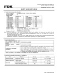 FDK Lithium CR175335EG SDS FDK Lithium CR175335EG SDS