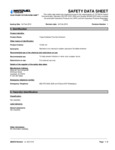 First Aid Only 100 PERSON ANSI 2021 CLASS B, 3 SHELF FIRST AID CABINET SDS Sheet