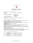 First Aid Only Alcohol Prep Pads SDS Sheet