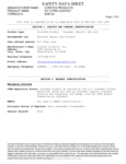 First Aid Only IvyX Pre-Contact Lotion SDS Sheet