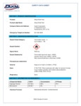 First Aid Only Sting Relief Pad SDS Sheet