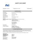 Gain Original Liquid Laundry Detergent SDS