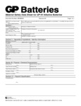 Gold Peak 9V Alkaline SDS