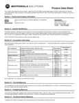 Motorola_PRO760_Li-Ion Battery SDS Sheet