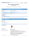 Lorann Oils Peach Extract SDS