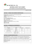 Material Safety Data Sheet