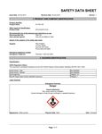 Pitco Filter Powder SDS