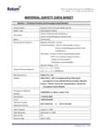 MSDS for 3510 Battery