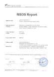 MSDS Report