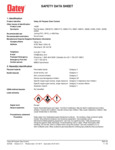 Oatey All Purpose Cement SDS