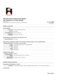 Oatey Hercules Glug Crystals Drain Opener SDS