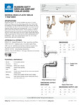 Safety Series ADA Compliant Tubular P-Trap Cover Specsheet