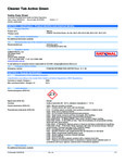 Active Green Tablets SDS