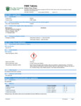 SDS Five Star Chemicals PBW Tablets