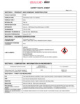 SDS Diatomaceous Earth (DE125) SDS Diatomaceous Earth (DE125)