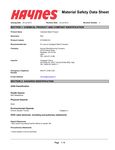 SDS Sheet