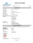 Tide 85006 143 oz. Original Powder Laundry Detergent SDS