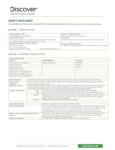 SDS for 8049087345020 & 80450000580