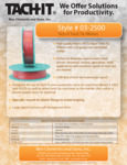 03-2500 Twist Tie Ribbon Spec Sheet 03-2500 Twist Tie Ribbon Spec Sheet