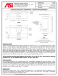 MATTE BLACK HORIZONTAL SOAP DISPENSER spec sheet