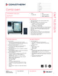 1-Convotherm maxx pro - easyTouch 10.20 Gas Spritzer - Specification UL