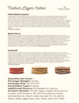 Southern Roots Vegan Bakery Layer Cake Specsheet