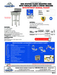 Advance Tabco FC-FM-2219, FC-FM-2219-F Specsheet
