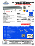 Advance Tabco FS-WM-100-ADA, FS-WM-100-ADA-F Specsheet