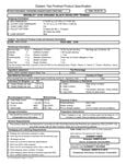 Spec Sheet