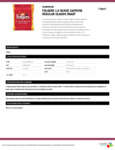 Folgers 110FGPK6430 Classic Roast Coffee Packet Specsheet Folgers 110FGPK6430 Classic Roast Coffee Packet Specsheet