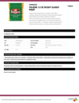 Folgers 110FGPK6433  Classic Decaf Coffee Packet Specsheet
