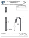 T&S 119XP 8 3/4" Rigid Gooseneck Nozzle