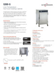 1200S Specsheet