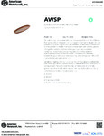 American Metalcraft AWSP Specsheet