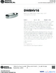 American Metalcraft DWBHV16 Specsheet